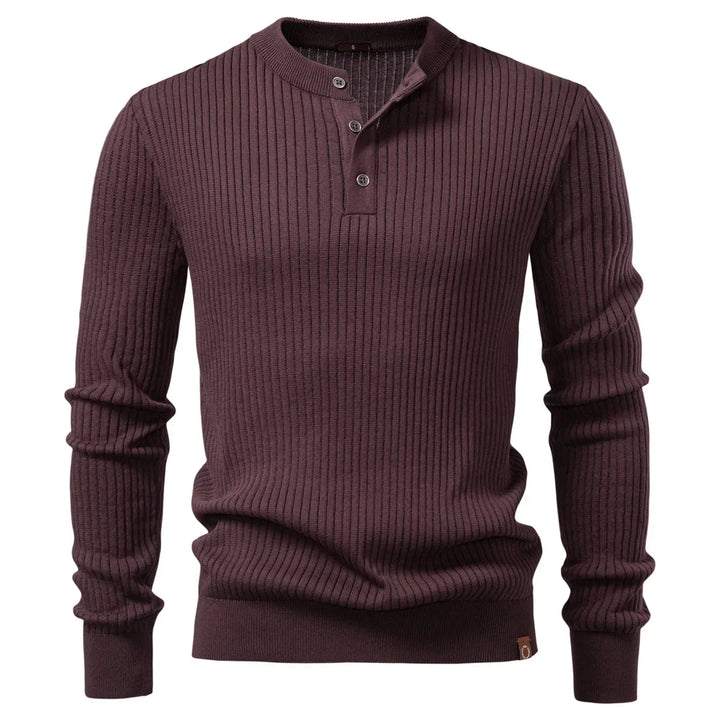 Paul | Lässiges Winter-Poloshirt mit Knöpfen