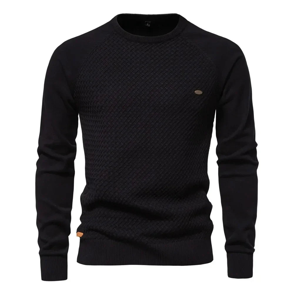 Kurt | Klassischer Strickpullover mit Rautenmuster