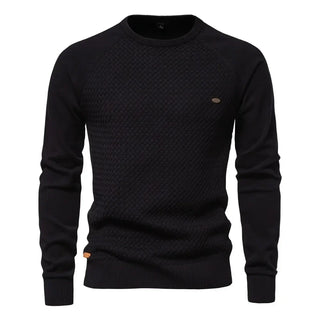 Kurt | Klassischer Strickpullover mit Rautenmuster
