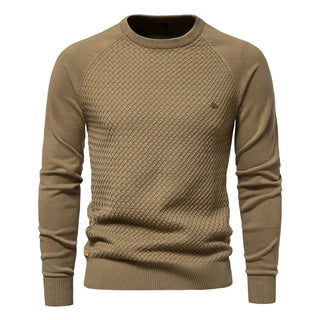 Kurt | Klassischer Strickpullover mit Rautenmuster