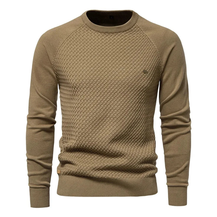 Kurt | Klassischer Strickpullover mit Rautenmuster