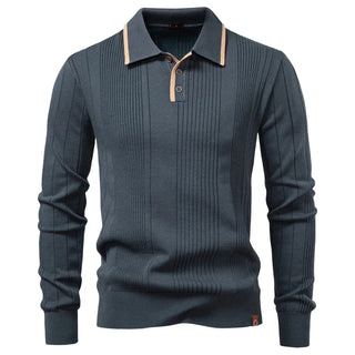 Marius | Herren Winter-Poloshirt