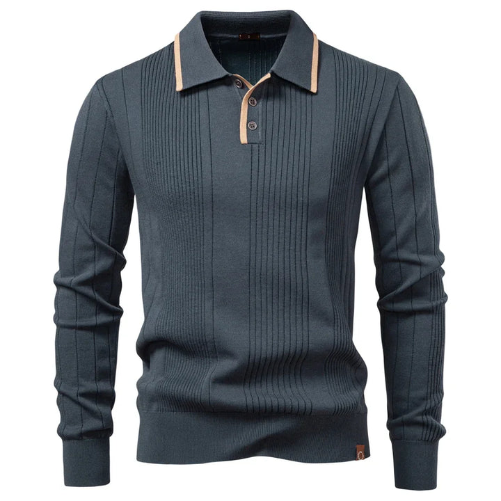 Marius | Herren Winter-Poloshirt