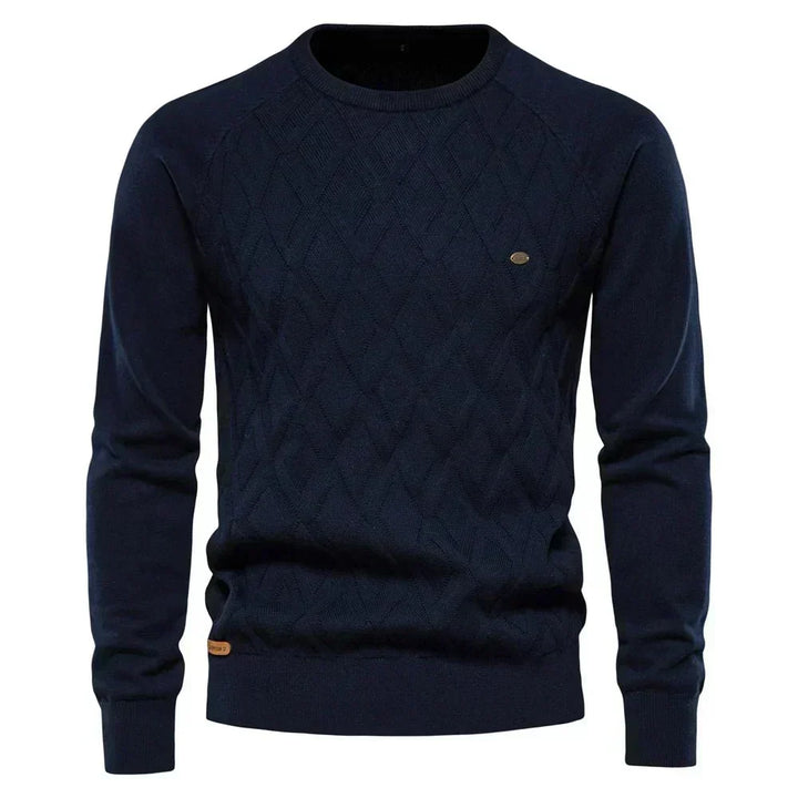 Theodor | Herrenpullover mit Rautenmuster