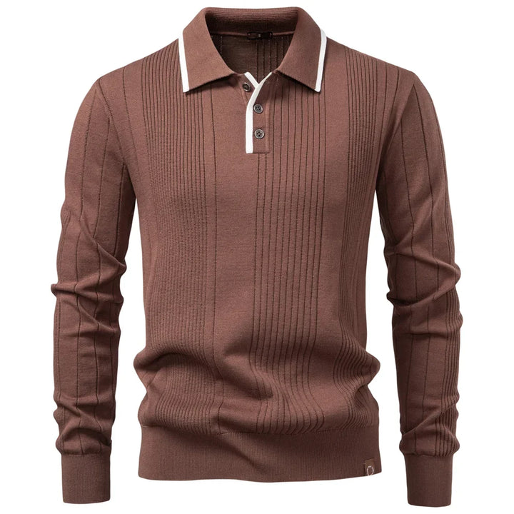 Marius | Herren Winter-Poloshirt