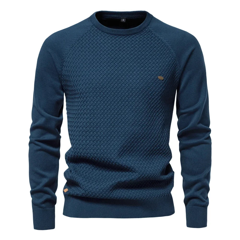 Kurt | Klassischer Strickpullover mit Rautenmuster