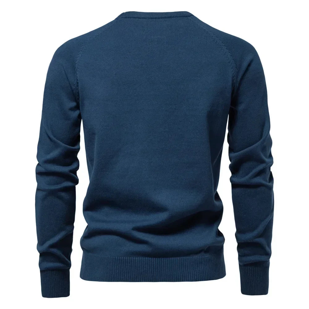 Kurt | Klassischer Strickpullover mit Rautenmuster