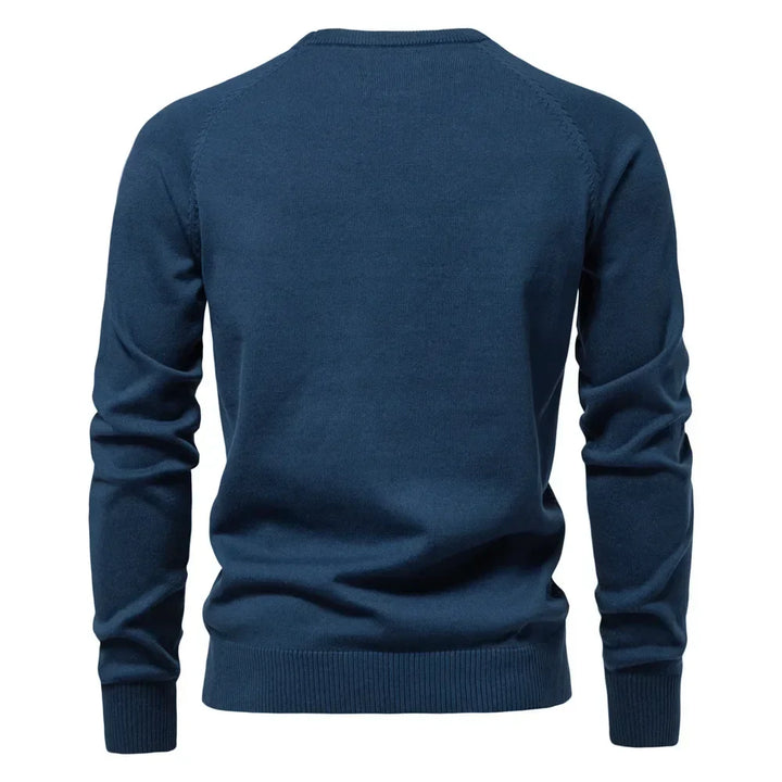 Kurt | Klassischer Strickpullover mit Rautenmuster