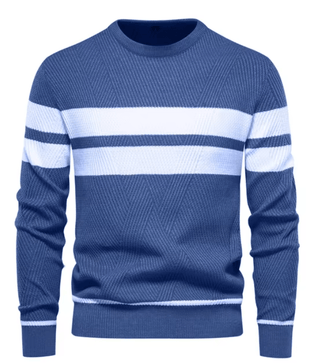 Berengar | Herrenpullover mit Fischgrätmuster