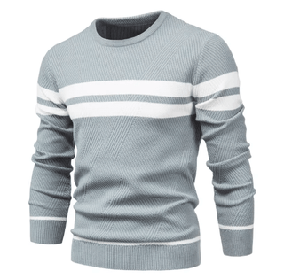 Berengar | Herrenpullover mit Fischgrätmuster
