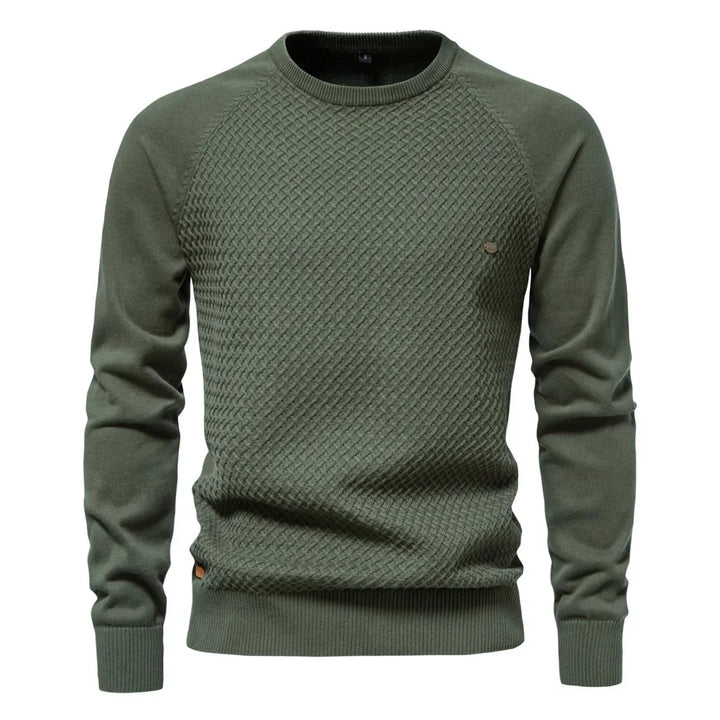 Kurt | Klassischer Strickpullover mit Rautenmuster
