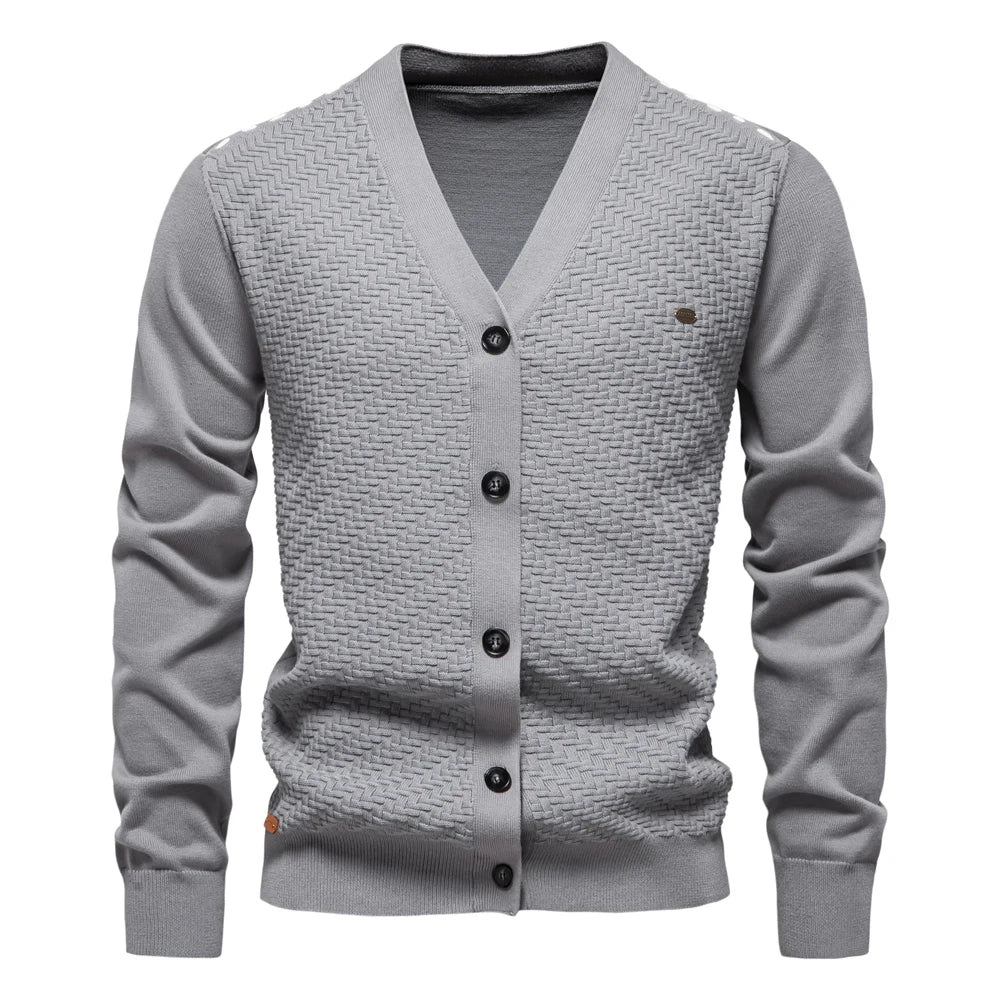 Schneider | Warmer Herren-Cardigan mit V-Ausschnitt