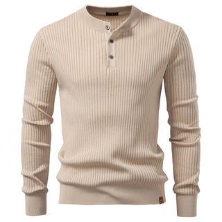 Paul | Lässiges Winter-Poloshirt mit Knöpfen