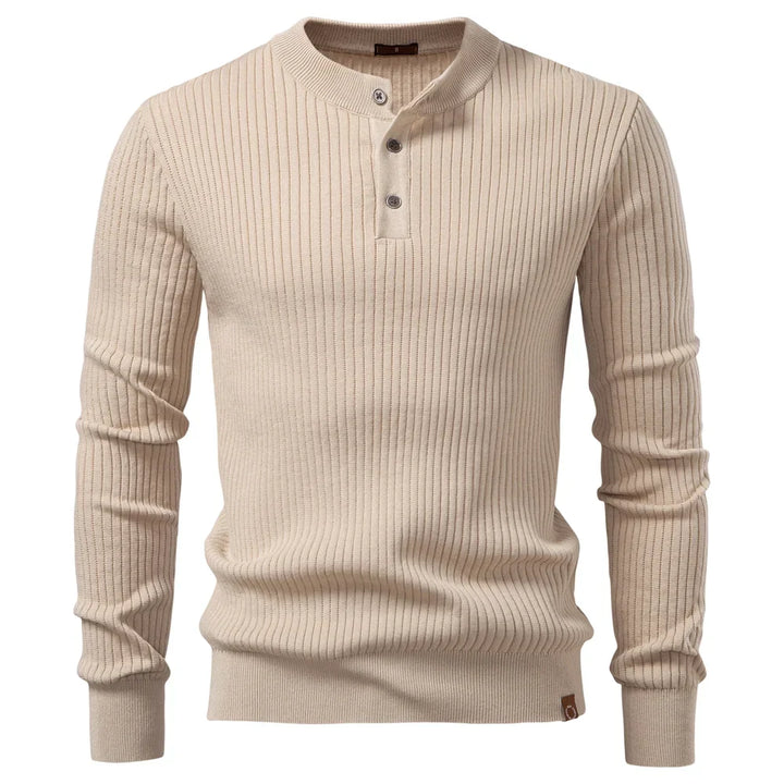 Paul | Lässiges Winter-Poloshirt mit Knöpfen