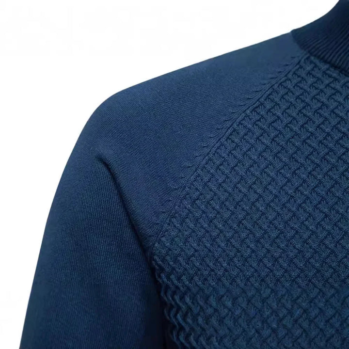 Kurt | Klassischer Strickpullover mit Rautenmuster