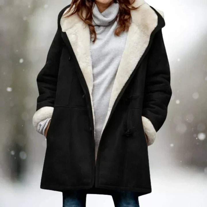 Adelaida | Warmer und Stilvoller Fleece Mantel