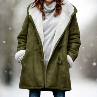 Adelaida | Warmer und Stilvoller Fleece Mantel
