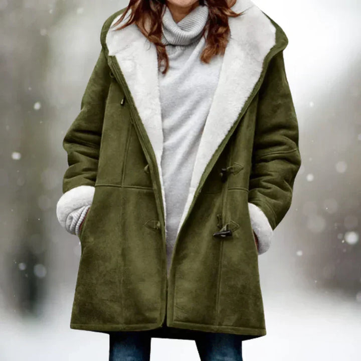 Adelaida | Warmer und Stilvoller Fleece Mantel
