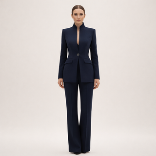 Vessalia | Eleganter Anzug mit weitem Bein