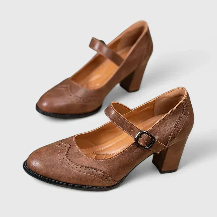 Felia | Riemenschuhe mit Blockabsatz