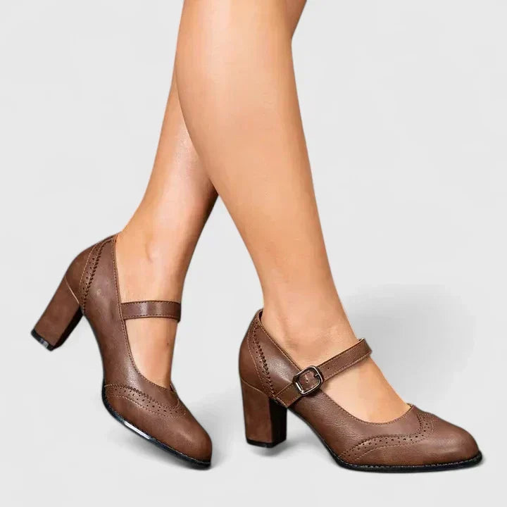 Felia | Riemenschuhe mit Blockabsatz