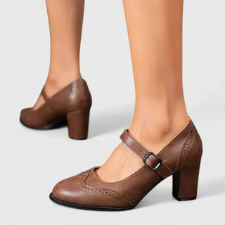 Felia | Riemenschuhe mit Blockabsatz
