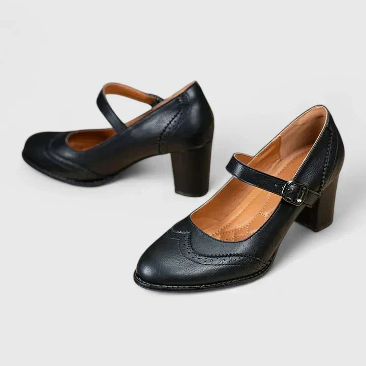 Felia | Riemenschuhe mit Blockabsatz