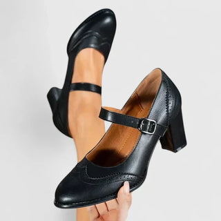 Felia | Riemenschuhe mit Blockabsatz