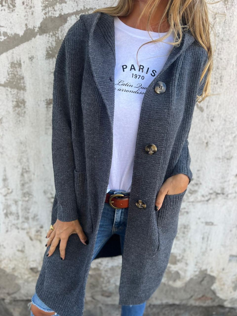 Giselle | Langer, warmer Cardigan