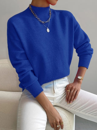 Christiane | Weicher Pullover mit Stehkragen
