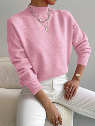Christiane | Weicher Pullover mit Stehkragen