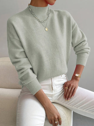 Christiane | Weicher Pullover mit Stehkragen